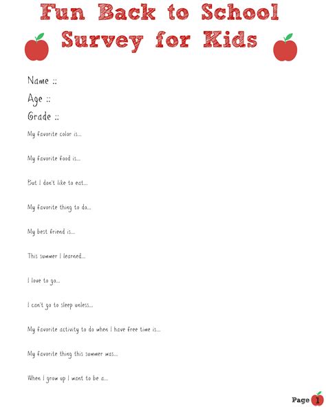 fun survey ideas